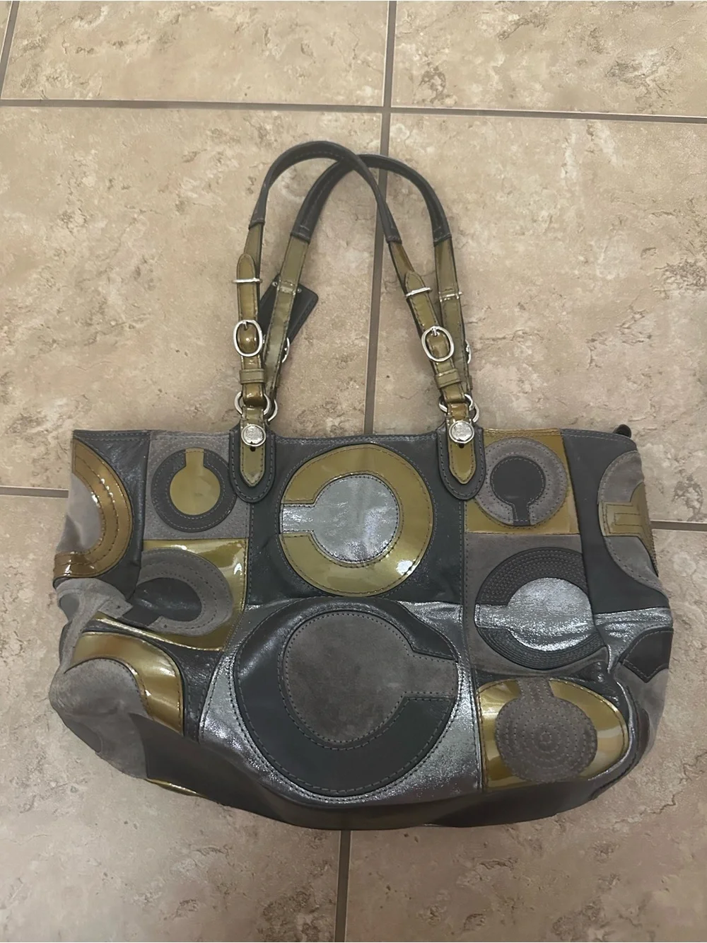 VINTAGE COACH MAGGIE TOTE BAG